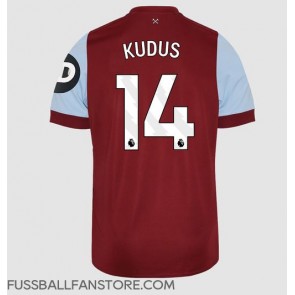 West Ham United Mohammed Kudus #14 Replik Heimtrikot 2023-24 Kurzarm